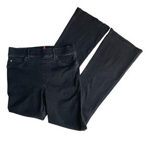 Spanx Flare Jeans Pull On Black M